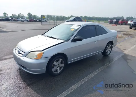 2003 Honda Civic Lx из США, поврежденный, VIN 1HGEM22573L067942